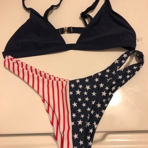 American flag bikini